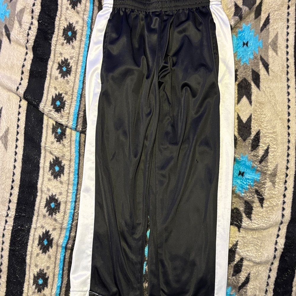 Essentials Kids Black and White Joggers